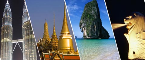 Far East Cocktail with Airfare (Malaysia - Singapore - Thailand)